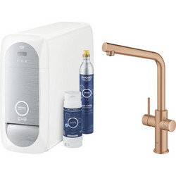 GROHE Blue Home 31454DL1 Μπαταρία Κουζίνας Πάγκου Τριπλής Παροχής Ανάμεικτη