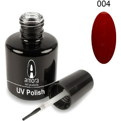Amora 004 Darky Red Ημιμόνιμο Βερνίκι Νυχιών 10ml