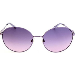 Swarovski SK0180 81Z Ανδρικά Γυαλιά Ηλίου Στρογγυλά Μεταλλικά Ασημί με Ροζ Φακό