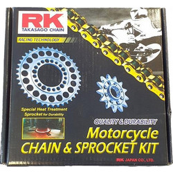 RK Σετ Αλυσίδα & Γρανάζια Κίνησης 42T 14T 428 SB 108 Links για Modenas Kristar 125