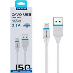 Newtop USB-A to Lightning Cable 1.5m White 876203