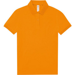 B&C Collection Γυναικεία Μπλούζα Polo Κοντομάνικη Meta Πορτοκαλί PW461