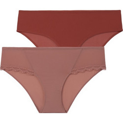 Dorina Jana Γυναικεία Slip Χωρίς Ραφές με Δαντέλα 2Pack FXHI0030ME033-2X0530