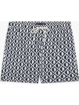 Tommy Hilfiger Ανδρικό Μαγιό Σορτς με Σχέδια Navy Μπλε UM0UM03491-02V