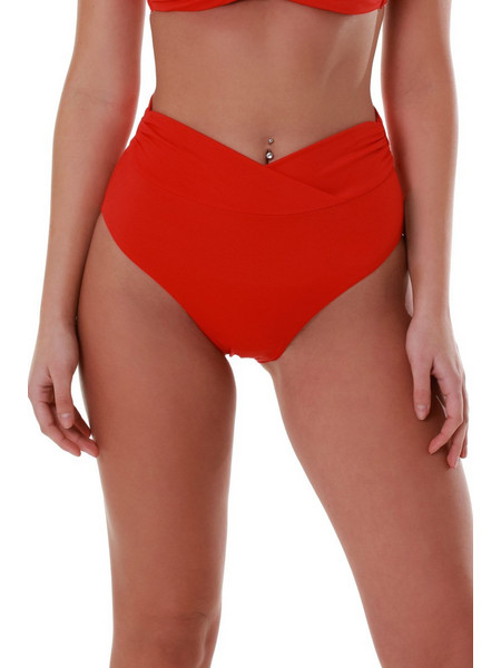 Bluepoint Ψηλόμεσο Bikini Slip Κόκκινο 26065098