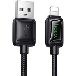 Hoco U146 Braided USB-A to Lightning Cable 1.2m Black