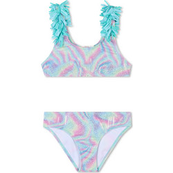 Billieblush Παιδικό Μαγιό Bikini Set για Κορίτσι Γαλάζιο Λιλά U20922-74A