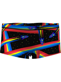 Funky Trunks Pocket Rocket Αθλητικό Παιδικό Μαγιό Σλιπ για Αγόρι Μαύρο Κόκκινο Royal Blue FTS002B72072