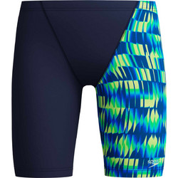 Speedo Παιδικό Αγωνιστικό Μαγιό Κολύμβησης Navy Μπλε Lime 8-A00018-0003