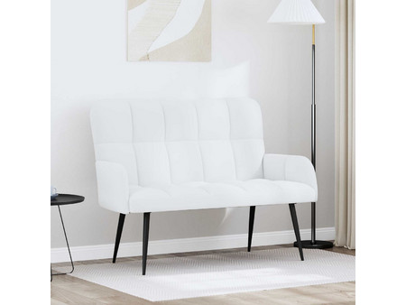 vidaXL Διθέσιος Καναπές Λευκός 115x61x87cm 42028938