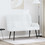 vidaXL Διθέσιος Καναπές Λευκός 115x61x87cm 42028938