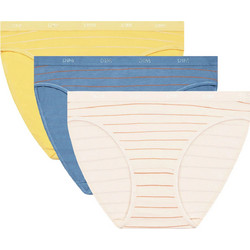 Dim Βαμβακερά Γυναικεία Slip 3Pack D4C17-STRIPY
