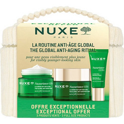 Nuxe Nuxuriance Ultra The Global Anti-Aging Cream 50ml + The Global Anti-Aging Night Cream 50ml + The Eye & Lip Contour Cream 15ml