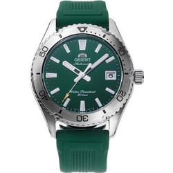 Orient Mako 40 Ανδρικό Ρολόι με Πράσινο Καουτσούκ Λουράκι RA-AC0Q11E