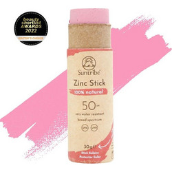 Suntribe Active Sports Zinc Red Αντηλιακό Stick Προσώπου & Σώματος SPF50+ 30gr