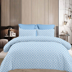 Astron Σετ Σεντόνια Υπέρδιπλα Βαμβακερά 245x260 Chiara Blue