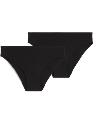 Puma Γυναικεία Slip χωρίς Ραφές Μαύρα 2Pack 701234799-802