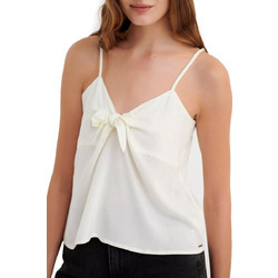 Funky Buddha Γυναικείο Καλοκαιρινό Top Λευκό FBL005-105-17
