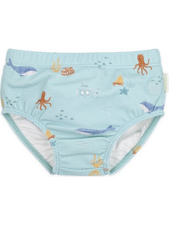 Little Dutch Ocean Friends Αντηλιακό UV Βρεφικό Μαγιό Πάνα Σλιπ για Αγόρι Γαλάζιο LD-CL260306