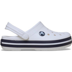 Crocs Crocband Clog Παιδικά Παπούτσια Θαλάσσης για Αγόρι Ανατομικά Μαύρα Λευκά 207005-126