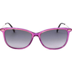 Safilo LINEA/T 15/S B3V Γυναικεία Γυαλιά Ηλίου Τετράγωνα Ασημί Ροζ με Καφέ Φακό