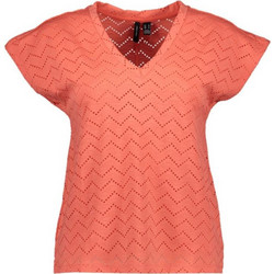 Vero Moda Γυναικείο Καλοκαιρινό Top Κοραλί 10328120