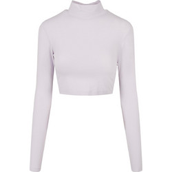 Urban Classics Γυναικείο Χειμερινό Crop Top Βαμβακερό Λιλά TB4749-03251