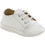 Gorgino Βαπτιστικά Sneakers Αγκαλιάς για Αγόρι Δερμάτινα Λευκά M43-2
