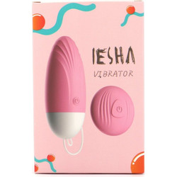 Lesha Egg Vibrator Δονητής Egg για Ζευγάρια με Τηλεχειριστήριο Ροζ