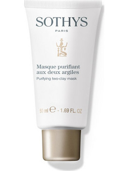 Sothys Purifying Two-Clay Κρεμώδης Μάσκα Προσώπου με Άργιλο 50ml