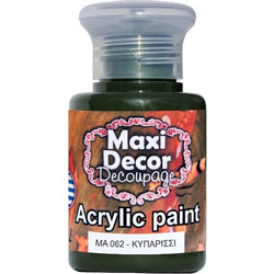Maxi Decor 062 Dark Green Ακρυλικό Χρώμα Ζωγραφικής 60ml