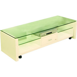 Keleman Έπιπλο Τηλεόρασης Γυάλινο Μ160xΠ52xΥ42cm 0626515UX
