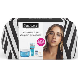Neutrogena Hydro Boost Water Gel 50ml + Cleanser 15ml + Ultra Sheer Invisible Fluid Hydration SPF50 5ml