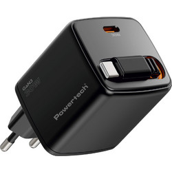 Powertech PT-1571 Φορτιστής με Καλώδιο USB-C με Θύρα USB-C 30W Quick Charge 4.0 & Power Delivery