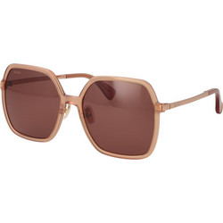 Max Mara MM0059-D 72E Γυναικεία Γυαλιά Ηλίου Τετράγωνα Κοκάλινα Καφέ με Καφέ Φακό