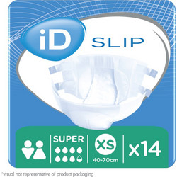 iD Slip Super ΧSmall Πάνες Ακράτειας 7.5 Σταγόνες 14τμχ