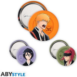 AbyStyle Bleach Tybw Ichigo, Rukia & Renji Pins