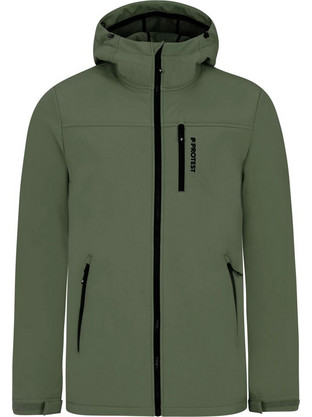 Protest Ανδρικό Μπουφάν Χειμωνιάτικο Softshell Χακί 6727900-855