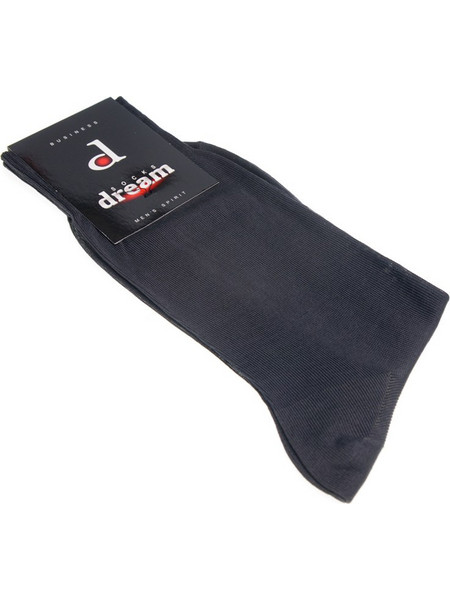 Dream Socks Βαμβακερές Ανδρικές Κάλτσες Ψηλές Ανθρακί 2400
