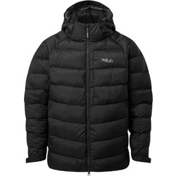 Rab Ανδρικό Μπουφάν Χειμωνιάτικο Puffer Μαύρο QDE-64-BL
