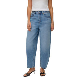 Vero Moda Ψηλόμεσο Γυναικείο Τζιν Παντελόνι Barrel Εφαρμογή Μπλε 10341198