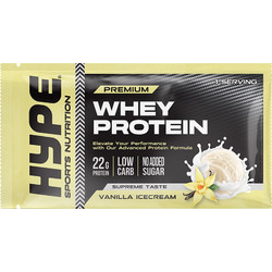 Hype Premium Whey Vanilla Ice Cream Πρωτεΐνη Ορού Γάλακτος Γράμμωσης 30gr