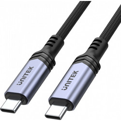 Unitek C14110GY-2M Braided USB-C to USB-C 240W 2m Black