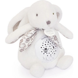 Doudou et Compagnie Λαγουδάκι Λευκό με Ήχους & Προβολέα