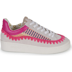 Mou Γυναικεία Sneakers Μπεζ Φούξια SW211040A-CHFUX