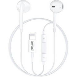 Bwoo HF179 Handsfree Earbud Lightning White