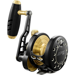 Maxel Rage 80 Black/Light Gold Μηχανισμός Ψαρέματος για Jigging / Slow Jigging για Αριστερόχειρες
