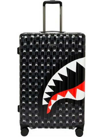 Sprayground Peeking Character CL306 Βαλίτσα Καμπίνας 54.6x34.9x22cm με 4 Ρόδες Μαύρη