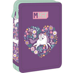 Must Unicorn Κασετίνα Γεμάτη με 2 Θήκες Μωβ 587584