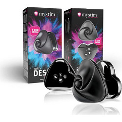 Mystim Hearts Desire Clitoral Stimulator Κλειτοριδικός Δονητής Μαύρος